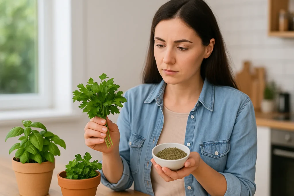 Fresh Herbs vs Dried Herbs