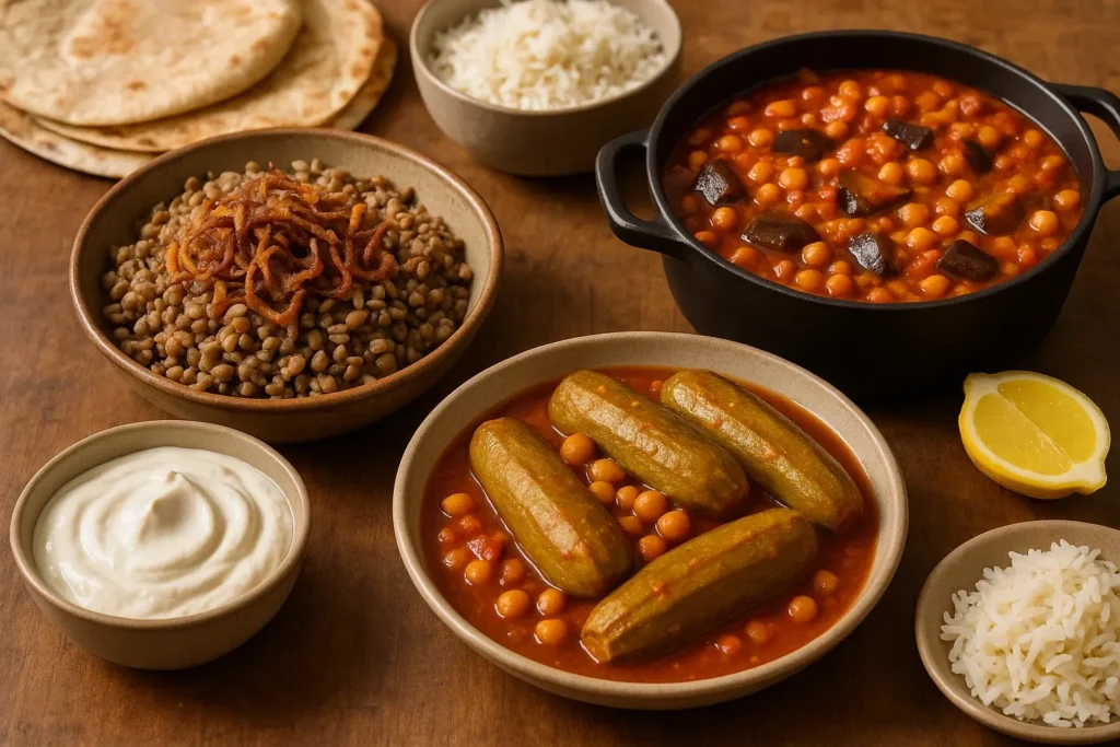 meatless Arabic meals
