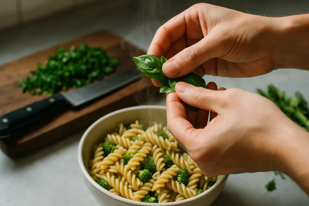 cooking with fresh herbs