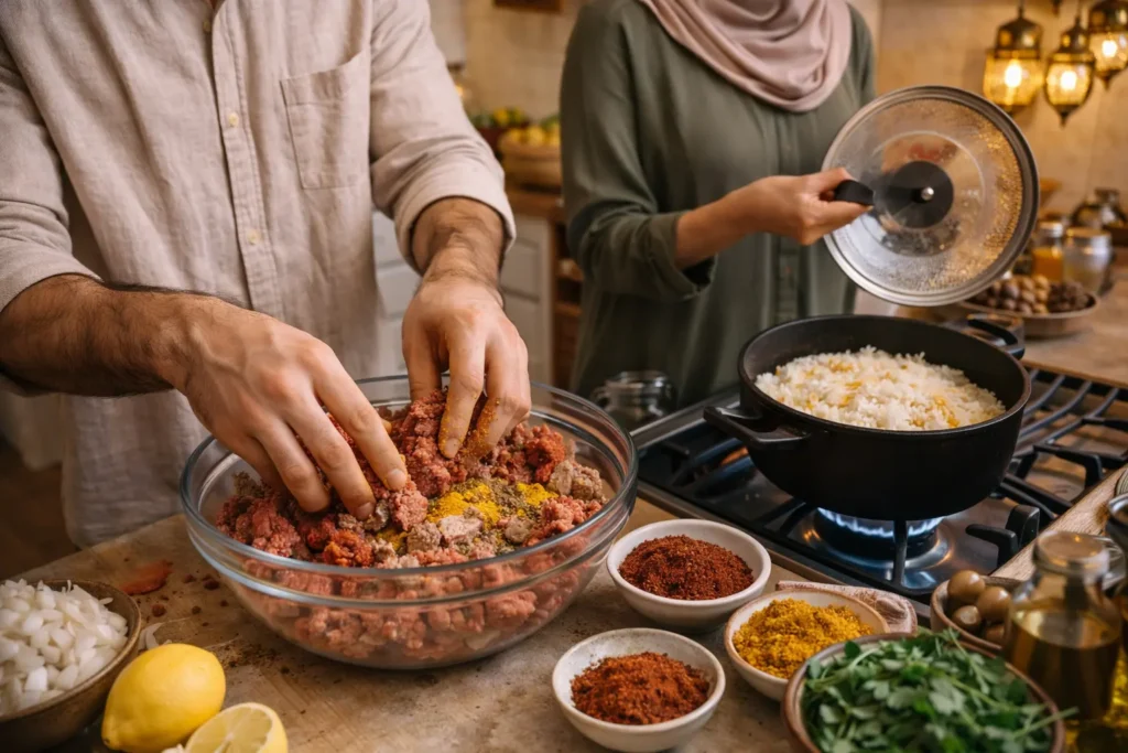 Ground Beef Recipe with Middle Eastern Flavours