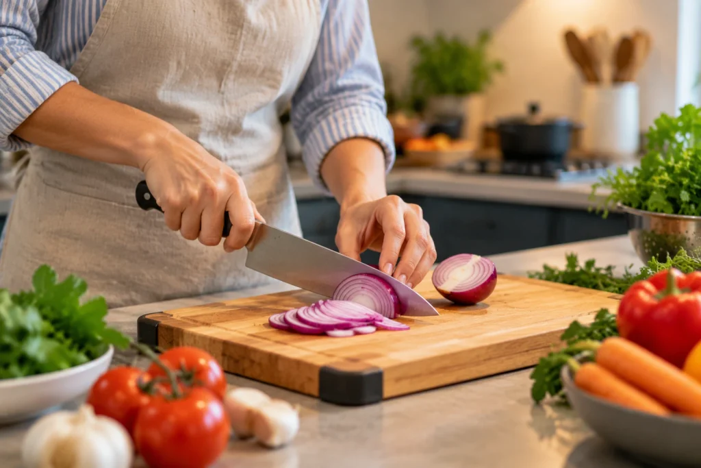 Keep a Sharp Knife and a Stable Board
